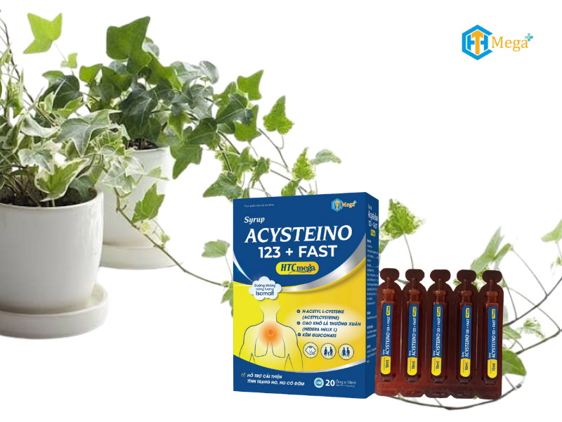 Cao lá thường xuân trong Acysteino 123+ Fast – Công thức hiệu quả vượt trội
